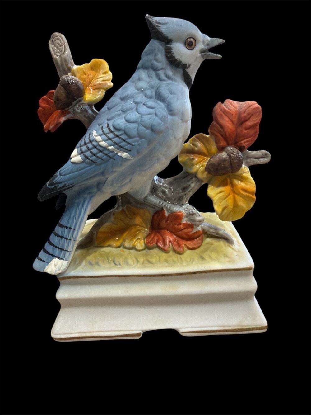 Vintage Towle Ceramic Music Box Working Wind-Up Cottage Decor Collectible Gift